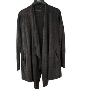 BAREFOOT DREAMS Cozy Chic Lite Island Wrap Cardigan Size S/M Gray 903